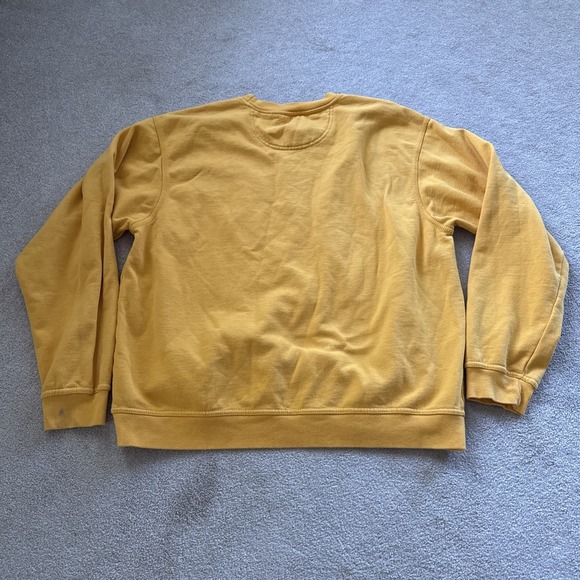 Vtg Georgia Southern Crewneck Sweatshirt Yellow Jones & Mitchell Size L - Picture 8 of 8